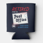 Gepensioneerde postbeambte Medewerker Blikjeskoeler (Voorkant)