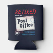 Gepensioneerde postbeambte Medewerker Blikjeskoeler (Achterkant)