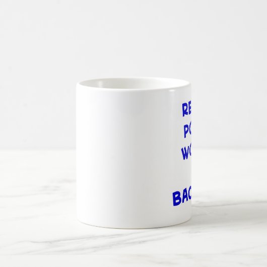 gepensioneerde postbediende terug ! koffiemok (Center)