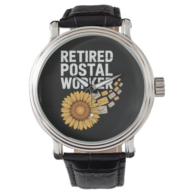 Gepensioneerde postbode horloge (Voorkant)