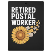 Gepensioneerde Postbode Klembord (Achterkant)