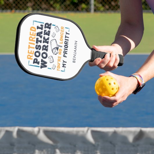  Gepensioneerde Postbode Opa Postbezorger Pickleball Paddle (Insitu)