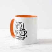 Gepensioneerde Postbode Pensioen Postbezorger Funn Mok (Voorkant links)