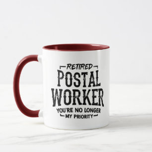 Gepensioneerde Postbode Pensioen Postbezorger Funn Mok