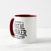Gepensioneerde Postbode Pensioen Postbezorger Funn Mok (Voorkant links)