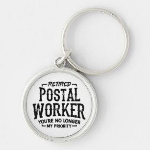 Gepensioneerde Postbode Pensioen Postbezorger Grap Sleutelhanger