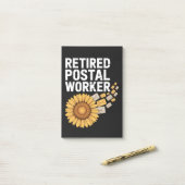 Gepensioneerde Postbode Post-it® Notes (Op bureau)