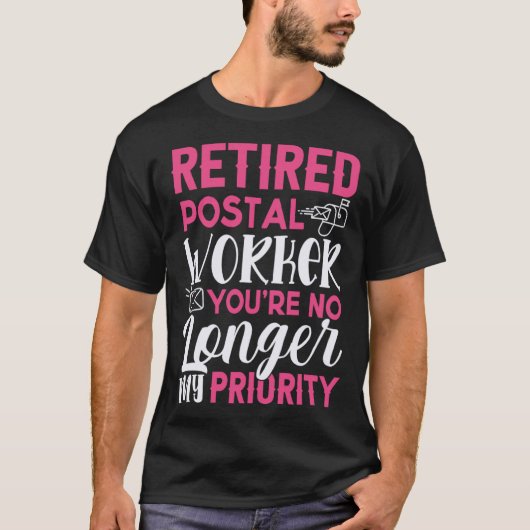 Gepensioneerde postbode t-shirt (Voorkant)