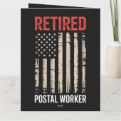 Gepensioneerde Postmedewerker Pensioen Kaart (Achterkant)