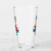 Gepensioneerde postwerker opa Pensioenbier Glas (Links)