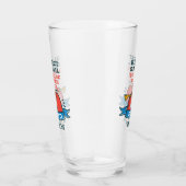 Gepensioneerde postwerker opa Pensioenbier Glas (Rechts)