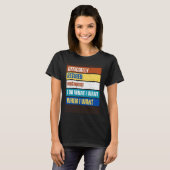 Gepensioneerde protheses Pensioenprotheses T-shirt (Voorkant volledig)