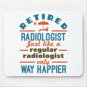 Gepensioneerde radioloog radiologiepensioen gelukk muismat