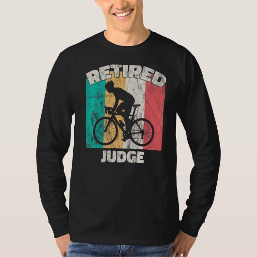 gepensioneerde rechter t-shirt (Voorkant)