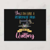 Gepensioneerde rustquilt: drijfwerker Hobby G Briefkaart (Voorkant)