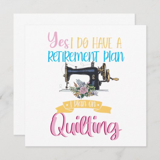 Gepensioneerde rustquilt: drijfwerker Hobby G Kaart (Voorkant / Achterkant)