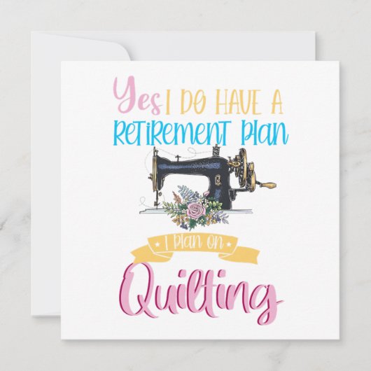 Gepensioneerde rustquilt: drijfwerker Hobby G Kaart (Voorkant)