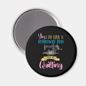 Gepensioneerde rustquilt: drijfwerker Hobby G Magneet (Voorkant / Achterkant)