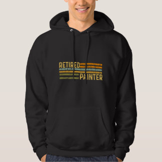 Gepensioneerde schilder Verdrietig pensioen verf Hoodie