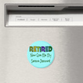 Gepensioneerde SENIOR KORTING Magneet (Insitu (Vaatwasser))