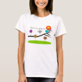 Gepensioneerde sociale werker T-Shirts Retro Birds (Voorkant)