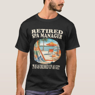 Gepensioneerde Spa Ager ontspanning T-shirt