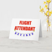 GEPENSIONEERDE STEWARDESS KAART (Gele Bloem)