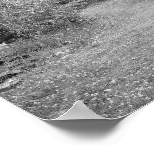 Gepensioneerde stoomtrein poster (Hoek)