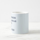 Gepensioneerde superheld nu gewoon een gewone lege koffiemok (Center)