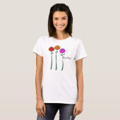 Gepensioneerde T-Shirt Whimsical Rozen (Voorkant volledig)
