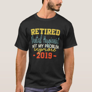 Gepensioneerde Tandarts Funny Pensioen Vintage T-shirt