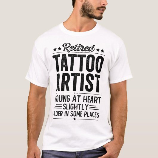 Gepensioneerde Tatoeëerder T-shirt (Voorkant)