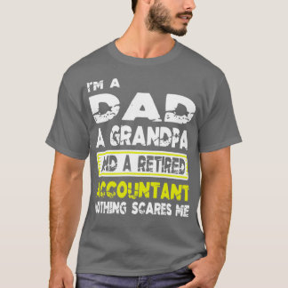 Gepensioneerde thesaurier opa Funny Cpa T-shirt