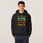 Gepensioneerde trucker hoodie (Voorkant volledig)