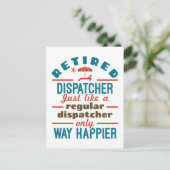 Gepensioneerde uitzending 911 Pensioenuitkering ge Briefkaart (Staand voorkant)