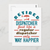 Gepensioneerde uitzending 911 Pensioenuitkering ge Briefkaart (Voorkant / Achterkant)