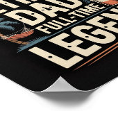 Gepensioneerde vader - Full-Time Legend Poster | F (Hoek)