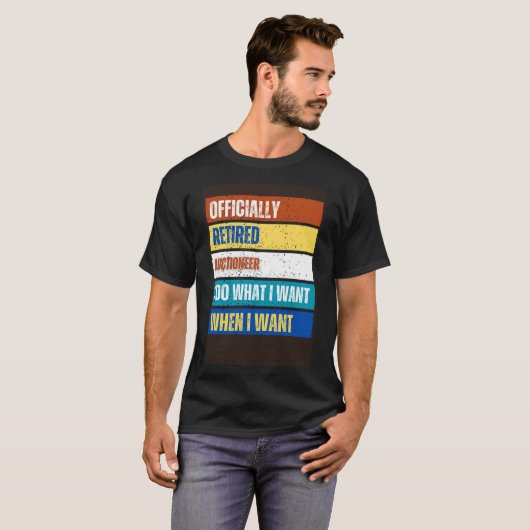 Gepensioneerde veiler Gepensioneerde veiler T-shirt (Voorkant volledig)