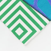 Gepensioneerde verpleegkundige Cat Fleece Blanket  (Hoek)