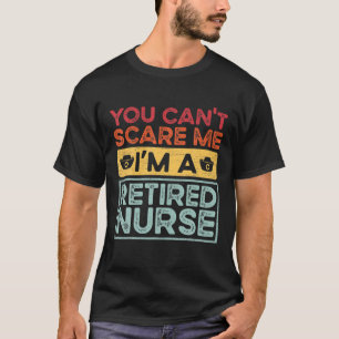 Gepensioneerde verpleegkundige Funny Retro T-shirt
