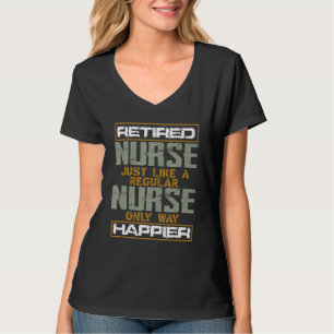 Gepensioneerde verpleegkundige Humor als gewone ve T-shirt