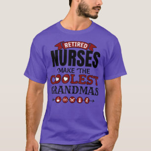 Gepensioneerde verpleegkundigen maken de oudste kl t-shirt