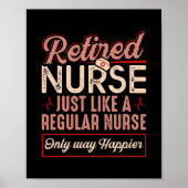 Gepensioneerde verpleegkundigen, net als gewone ve poster (Voorkant)