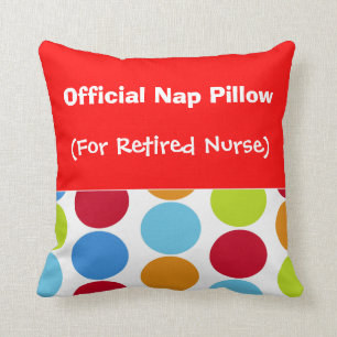 Gepensioneerde verpleegster "Nap Pillow" Kussen