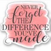 Gepensioneerde verpleegster sticker (Voorkant)