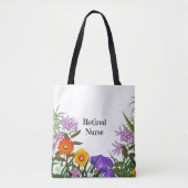 Gepensioneerde verpleegster tote bag (Voorkant)