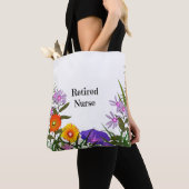 Gepensioneerde verpleegster tote bag (Dichtbij)