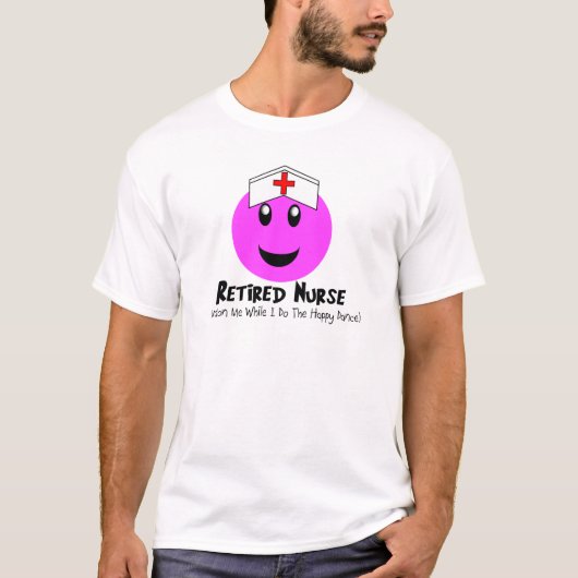 Gepensioneerde verpleegsters Gifts "Happy Dance Pi T-shirt (Voorkant)