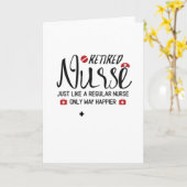 Gepensioneerde verpleegsters Grote Gift Gepensione Kaart (Gele Bloem)