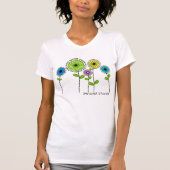 Gepensioneerde verpleegsters T-Shirts Artsy Flower (Voorkant)